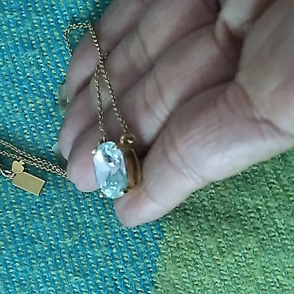 Kate Spade Solitaire Rhinestone Pendant Necklace - Picture 3 of 12